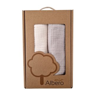 Albero Mio Mušelínové pleny 2ks (CC3) ŠEDÁ