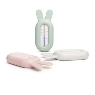 BabyOno Teploměr do vaničky ŽIRAFA ŠEDO-MODRÝ