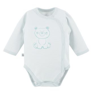 Eevi Body celorozepínací dlouhý rukáv Big Bear MINT PROUŽKY