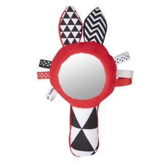 Canpol babies Kontrastní pískátko se zrcátkem SENSORY