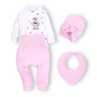 NINI Soupravička (4ks) s polodupačkami Méďa Pilot