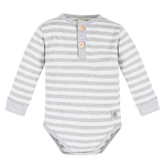 Makoma Body "polo" dlouhý rukáv Greco GREY STRIPES