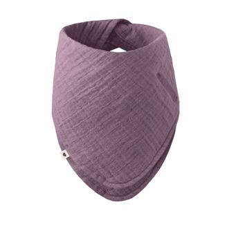 BIBS Bandana mušelínový slintáček BIO bavlna MAUVE