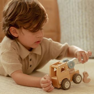 Little Dutch Autojeřáb dřevěný