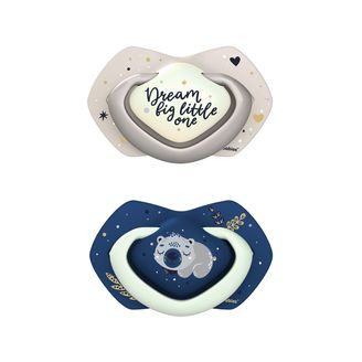 Canpol babies Dudlík 0-6m silikon symetrický 2ks Sleepy Koala MODRÁ