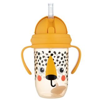 Canpol babies Hrneček nevylévací se slámkou a závažím BabiesBoo 270ml GEPARD