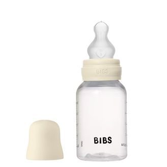 BIBS Kojenecká láhev antikoliková silikon 150ml IVORY