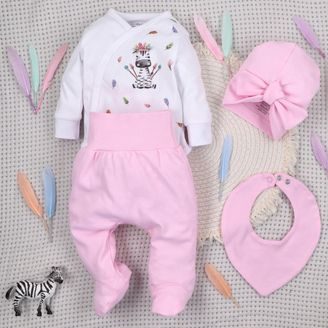 NINI Soupravička (4ks) s polodupačkami Zebra