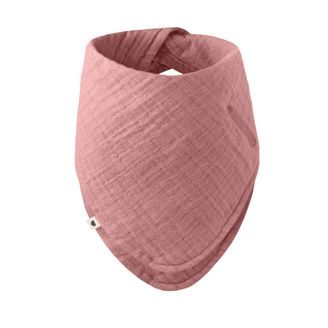 BIBS Bandana mušelínový slintáček BIO bavlna DUSTY PINK