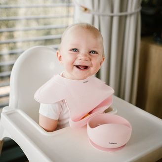 BIBS Silikonový bryndák BLUSH