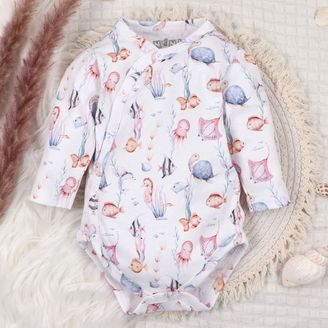 NINI Zavinovací body dlouhý rukáv Ocean Girl MOŘSKÁ ZVÍŘÁTKA