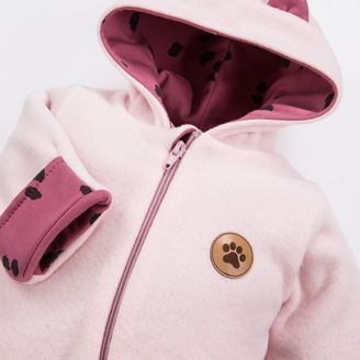 Eevi Kojenecká kombinéza overal Dogs&Spots TMAVĚ RŮŽOVÁ