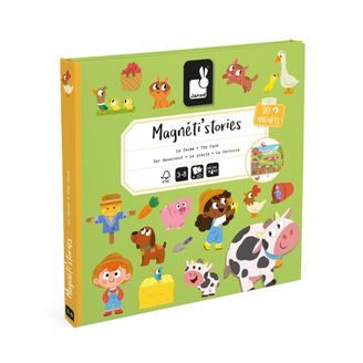 Janod Magnetická kniha Magnetistories FARMA