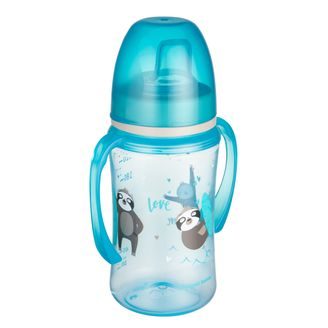 Canpol babies Sportovní láhev s brčkem 370ml (12m+) ZELENÁ