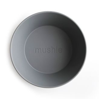 Mushie Kulatá miska 2ks SMOKE