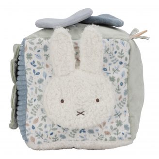 Little Dutch Plyšová kostka s aktivitami králíček Miffy Lucky Leaves