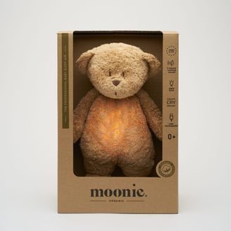 MOONIE Usínáček medvěd 2.0 Organic POLAR NATUR