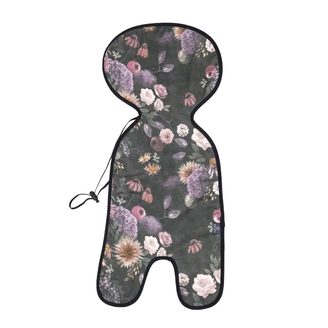 Makaszka Bambusová prodyšná podložka do autosedačky 0-18kg MYSTERY OF FLOWERS