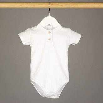 Mrofi Body krátký rukáv Polo BÍLÁ