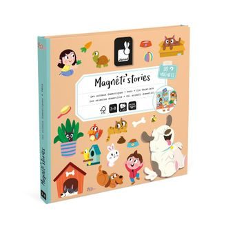 Janod Magnetická kniha Magnetistories DOMÁCÍ MAZLÍČCI