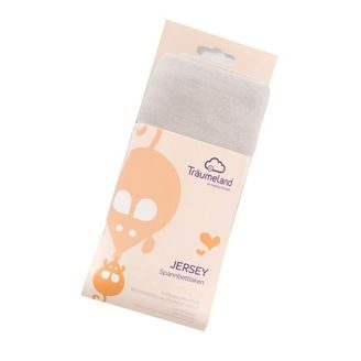 Träumeland Prostěradlo Jersey 40x90 SVĚTLE ŠEDÁ