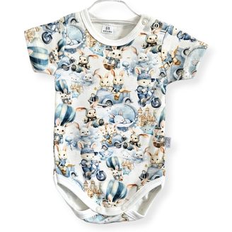 Le Bebe Body krátký rukáv Králičí kluci