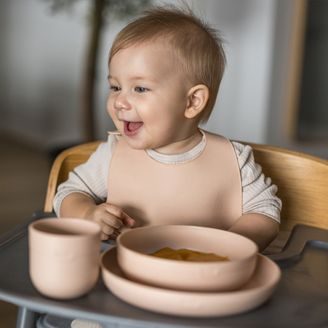LOVI Sada nádobí s hrnečkem 3ks Pistachio