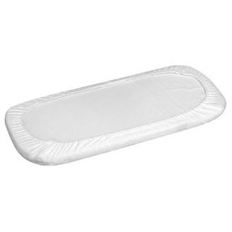 BabyMatex Nepromokavé prostěradlo bambusové 120x60cm BÍLÉ