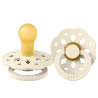 BIBS Boheme Dudlík kaučuk kulatý 6-18m IVORY