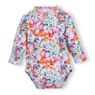 NINI Zavinovací body dlouhý rukáv Color Fruits VZOROVANÉ