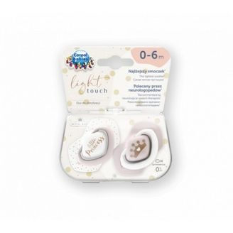 Canpol babies Dudlík kaučukový třešinka 0-6m Cute Animals ORANŽOVÝ