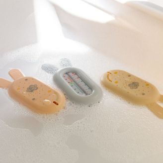 BabyOno Teploměr do koupele RŮŽOVÝ MEDVÍDEK