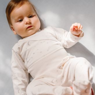 Le Bebe Body krátký rukáv Růžoví medvídci a balónky