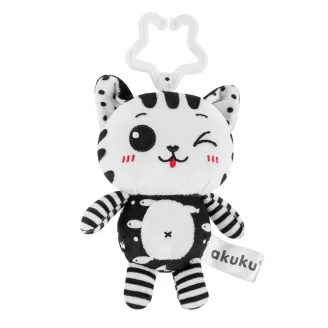 Akuku Závěsná chrastící Kočička Black&White