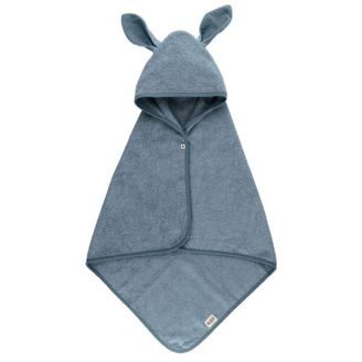 BIBS Kangaroo Osuška s kapucí BIO bavlna PETROL