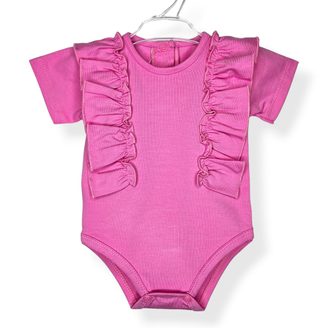 Mrofi Body krátký rukáv Emily BARBIE PINK