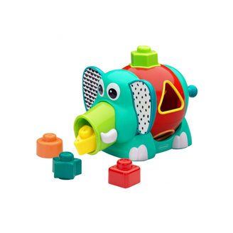 Infantino Slon Jumbo s vkládacími tvary