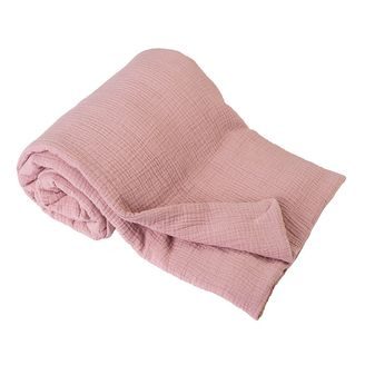 BabyMatex Dětská mušelínová deka (75x100) STARORŮŽOVÁ NEW