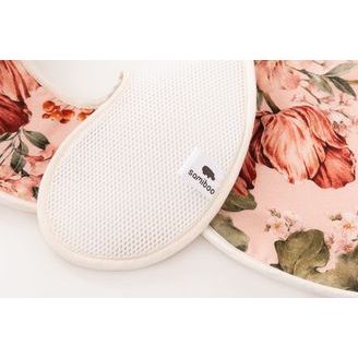 Samiboo Bambusové prostěradlo do kočárku/koše PEONIE CREAM