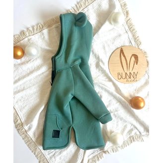 Bunnykids Legíny s kšandami BABY BLUE