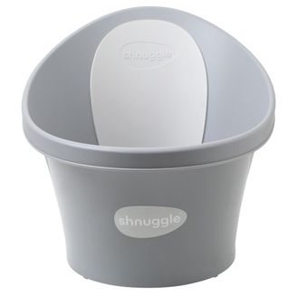 SHNUGGLE Vanička světle šedá s šedou opěrkou