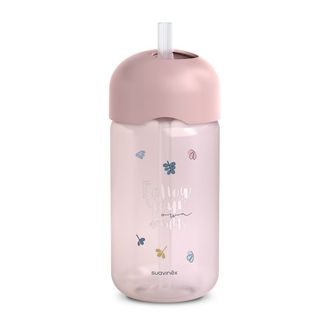 Canpol babies Hrneček se silikonovým pítkem FirstCup Bonjour Paris 250ml MODRÝ