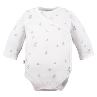 Eevi Body zavinovací Petite Lístky BÍLÁ