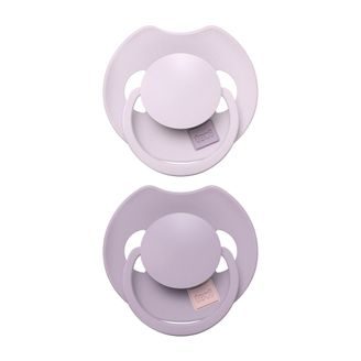 LOVI 2x dudlík silikonový dynamický PRIME 6-18m Baby Lilac/Violet
