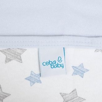 Ceba baby Bavlněná dětská deka (90x100) - Blue/Blue stars