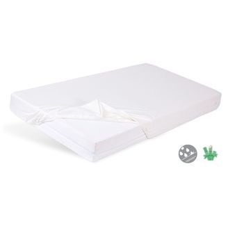 BabyMatex Nepromokavé prostěradlo bambusové 120x60cm BÍLÉ