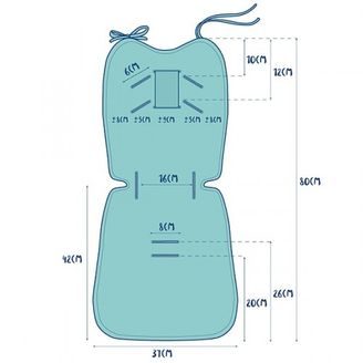 La Millou Úchyt pro stabilizační polštářek Velvet - DOVE BLUE