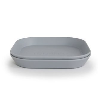 Mushie Hranatá miska 2ks CLOUD