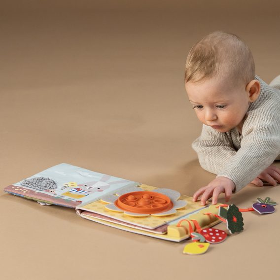 Taf Toys Knížka s aktivitami Garden My 1st Busy Book