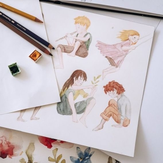 Makaszka Souprava do postýlky "S" (75x90/40x30) FAIRIES